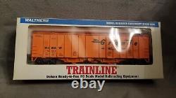 Walthers, Trainline HO, BNSF, Burlington Northern, Ensemble de train, locomotive et 7 wagons